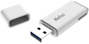 цена Память USB2.0 Flash Drive 32Gb Netac U185 WHITE [NT03U185N-032G-20WH]