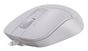Мышь A4Tech Fstyler FM12S, оптическая (1200dpi), проводная, бесшумная, белая