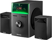 Колонки 2.1 Defender Tresor / 50W / питание 220В / Чёрный / корпус - МДФ