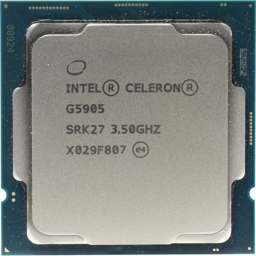 Процессор Intel CELERON G5905 Tray без кулера Comet Lake-S 3.5 ГГц / 2core / UHD Graphics 610 / 4Мб / 58 Вт s.1200 CM8070104292115