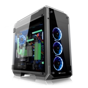 Корпус Thermaltake View 71 TG/Black/Win 2 вентилятора: 140 x 140 мм 2.5”x 4 or 3.5”x4(HDD Rack), 2.5”x 6 or 3.5” x 3 2*USB3, 2*USB2 CA-1I7-00F1WN-01 left and right side multi angle car front rear view camera
