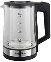 DSP Чайник Happy Panda HP-2700BK (1800 Вт / 2 л / стекло/ черный)