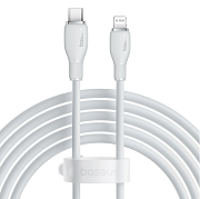 Кабель Baseus Pudding Series Lightning - Type-C, 1.2м, Белый