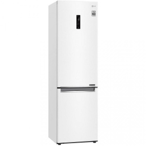 Холодильник LG GBB72SWDMN (V+ / Объем - 384 л / Высота - 203см / A++ / Белый / NoFrost / Smart Inverter™ / LG SmartThinQ™ / Wi-Fi) холодильник lg gb p31dstzr