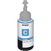 C13T66424A Контейнер Epson C13T66424A L100 Cyan  (ёмкость с чернилами 70мл)