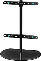 Подставка для ТВ ONKRON PT2 чёрный, для 32"-65", поворот 180°,нагрузка до 35 кг,штанга 62,5 см, основание 50*40*0,1 см