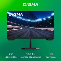 Монитор 27" Digma Progress 27P511F with Audio IPS/1920x1080/ 1 мс/ 300 кд/м2/ 1000:1/ 178°/178°/HDMI/DP/ 180 Hz DM27SG01