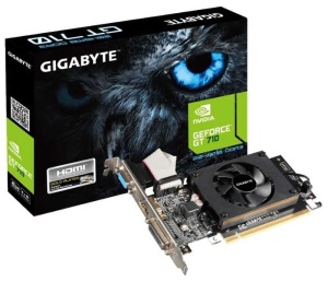 цена RFB Видеокарта Gigabyte GeForce GT 710 2GB DDR3 GV-N710D3-2GL 954/1600 DVI,HDMI,DSub СК000040474 SN221141060916