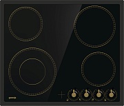 Поверхность электрическая Gorenje EC642CLB (Classico / черный / стеклокерамика / PowerBoost)