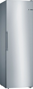 Морозильная камера Bosch GSN36VIFV (Serie4 / Объем - 242 л / Высота - 186 см / A++ / Нерж. сталь / NoFrost / однодверный) холодильник bosch kgn49xlea serie4 объем 438 л высота 203 см ширина 70 см a нерж сталь vitafresh nofrost