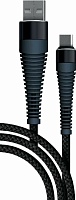 Кабель Borasco Fishbone micro-USB - USB, 1м, Черный