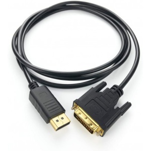 Кабель Displayport - DVI KS-is (KS-453-1.8), вилка-вилка, длина - 1,8 метра кабель vcom dp m hdmi f 5м ca331