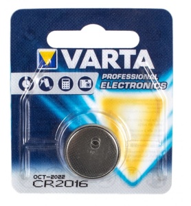 Батарейка Varta CR2016 6016 ELECTRONICS BL1 батарейка varta electronics cr2430 bl1 lithium 3v 6430 1 10 100 06430101401