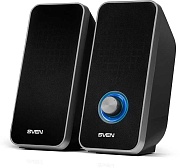 Колонки 2.0 SVEN 325 / 6W / USB-питание / Чёрный / корпус - пластик