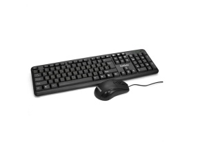 Комплект ExeGate Professional Standard Combo MK120 (клавиатура влагозащищенная, 104кл. + мышь оптическая 1000dpi, 3 кнопки, длина кабеля 1,5м, черная клавиатура и мышь exegate professional standard combo mk120 104кл 3 кнопки комплект черная