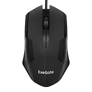 Мышь ExeGate Professional Standard SH-9025S (USB, оптическая, 1000dpi, 3 кнопки и колесо прокрутки, длина кабеля 1.7м, черная)