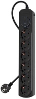 Сетевой фильтр Ippon BK-6-EU-1.8-16-B 1.8м (6 розеток) 3500 Вт черный