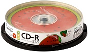 Диск CD-R Smartbuy 700 Mb, 52x, Fresh-Watermelon CB-10 (BOX10)
