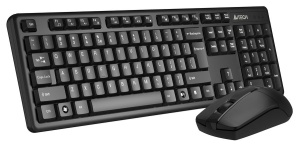 цена Беспроводной комплект клавиатура+мышь A4Tech 3330N