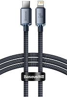 Кабель Baseus Crystal Shine Series Lightning - Type-C, 1.2м, Черный