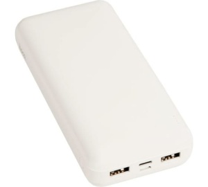 Портативная батарея Hoco J72A Easy travel 20000mAh, белая (J72AWH) портативный аккумулятор hoco j72a easy travel 20000mah white упаковка коробка