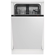 Машина посудомоечная встраиваемая 45 см Beko BDIS1W961 (9 комплектов / 2 полки / расход воды - 10,5 л / А)