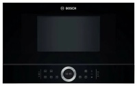 Микроволновая печь встраиваемая Bosch BFR634GB1 (Serie8 / черный / 21л / ширина - 59,4 см / 900Вт / AutoPilot7 / правое открывание)