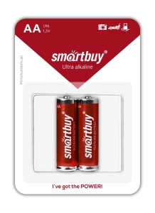 Батарейки Smartbuy LR6/2B (SBBA-2A02B) алкалиновая BL-2 батарейка алкалиновая smartbuy lr6 sbba 2a05b aa 5 шт