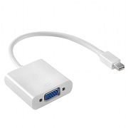 DSP Переходник miniDisplayPort - VGA GEMBIRD (AB-mDPM-VGAF-02-W), вилка-розетка, DisplayPort v.1.1a, длина - 0.15 метра, белый