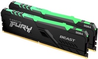 Память DDR4 16GB (2x8Gb KIT) 3200Mhz Kingston FURY Beast RGB KF432C16BB2AK2/16