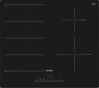 Поверхность индукционная Bosch PXE611FC1E (Serie6 / Чёрная стеклокерамика / 4 конфорки / PowerBoost / QuickStart / ReStart / FlexInduction / 7,4 кВт)