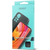 Чехол-накладка Borasco Silicone для Xiaomi Redmi A3/A3x, чёрный