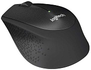 Беспроводная мышь Logitech M330 Silent Plus, (Радиоканал/1000 dpi/Бесшумная), Черная