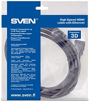 DSP Кабель HDMI  1,8m SVEN with Ethernet High Speed 19M-19M v1.4
