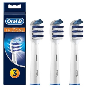 Насадка для зубных щеток Braun Oral-B Trizone EB30 (3 шт) набор насадок oral b trizone для ирригатора и электрической щетки белый 2 шт