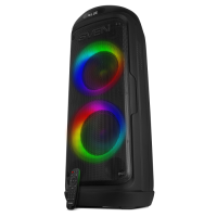 Беспроводная портативная колонка SVEN PS-770 / 100W / microSD / USB / FM / Bluetooth /  Батарея 4400mAh / RGB подсветка / караоке / Чёрный Чёрный