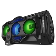 Беспроводная портативная колонка SVEN PS-680 / 65W / TWS / microSD / USB / FM / Bluetooth / Батарея 2*4400mAh / LED подсветка / караоке / Чёрный