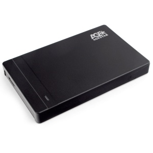 Внешний бокс для HDD/SSD AgeStar 3UB2P3, USB 3.0, черный адаптер переходник agestar 3fbcp для hdd ssd sata ide 2 5 3 5 usb 3 0 пластик черный