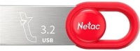 Память USB3.2 Flash Drive  32Gb Netac UM2   [NT03UM2N-032G-32RE] Серебристый/Красный