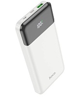 Портативная батарея Hoco J102 Cool (Power Delivery / Quick Charge 3.0 / LED дисплей) 10000мАч, белая  Белый Портативная батарея Hoco J102 Cool (Power Delivery / Quick Charge 3.0 / LED дисплей) 10000мАч, белая Белый
