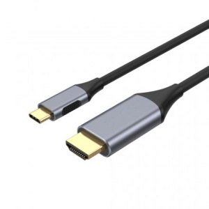 Кабель-Переходник USB Type-C - DisplayPort KS-is (KS-514), длина 1.8 метра, переходник адаптер ks is usb c m в dp m ks 514 1 8 м 1 шт черный серебристый