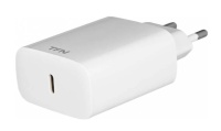 Сетевое зарядное устройство TFN WC09 (USB Type-C/3A/20W/быстрая зарядка PD/белое) Белый