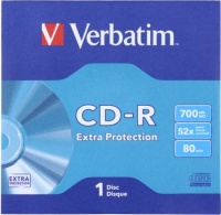 Диск CD-R VERBATIM / 700Mb/80мин/52X / конверт / 43843