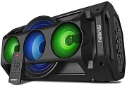 Беспроводная портативная колонка SVEN PS-680 / 65W / TWS / microSD / USB / FM / Bluetooth / Батарея 2*4400mAh / LED подсветка / караоке / Чёрный