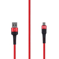 Кабель TFN ENVY micro-USB - USB, нейлон, 1.2 метра, красный (TFN-C-ENV-MIC1MRD) Красный