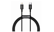 Кабель Baseus Pudding Series Lightning - USB, 1.2м, Черный
