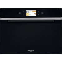 Компактный духовой шкаф с микроволновкой Whirlpool W11I ME150 (40 л / до 250 °C / Чёрный, стекло / Традиционная очистка / Гриль / A+)