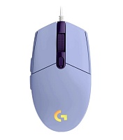 Проводная игровая мышь Logitech G102 LIGHTSYNC, (Проводная 2.1м/8000 dpi), Фиолетовая