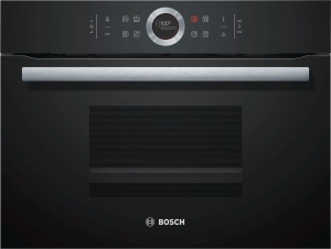 Пароварка Bosch CDG634AB0 (Serie8 / 38 л / до 100 °C / Чёрный / AutoPilot 10 / SoftClose / A++ / компактный) петля 643580 двери духовки gorenje