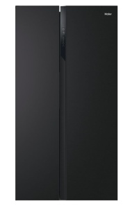 Холодильник Side by Side Haier HSR3918ENPB (Объем - 528 л / Высота - 177,5 см / Ширина - 90,8 см / A++ / Чёрный / No Frost)